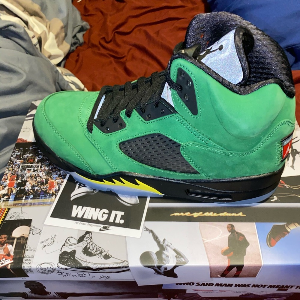 Jordan retro 5 apple green